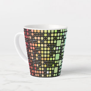 Retro-Mod-Geometrischer Groovy-Funky-Neurogender-S Milchtasse