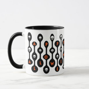 Retro Mod Happy Halloween Tasse
