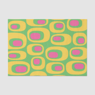 Retro Mod Muster Seidenpapier
