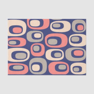 Retro Mod Muster Seidenpapier