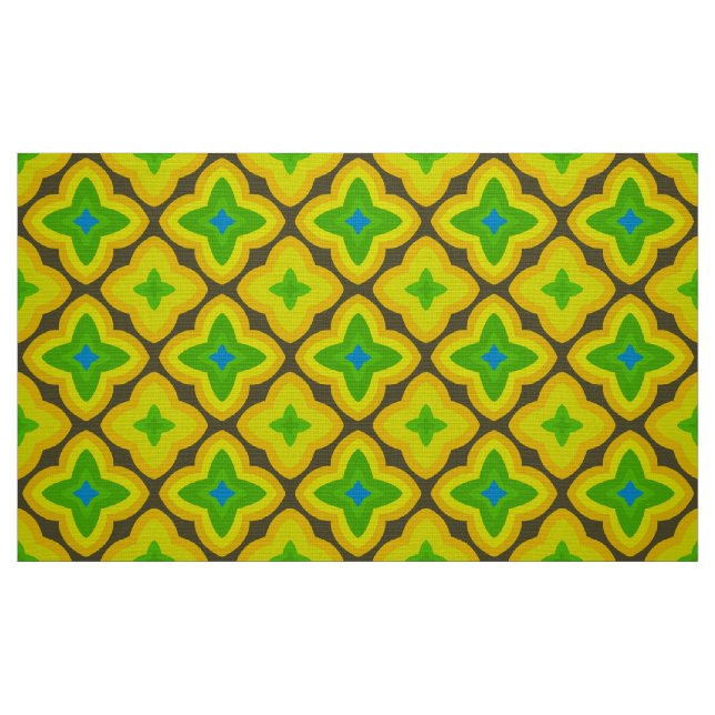 Retro-Mod-Pattern  Stoff (Fat Quarter (45,7 x 55,9 cm))