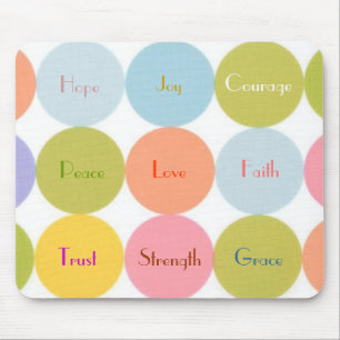 Retro Mod punktiert MAUSUNTERLAGE Mousepad