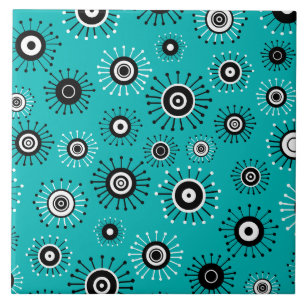 Retro Mod Sternexplosion Fliese