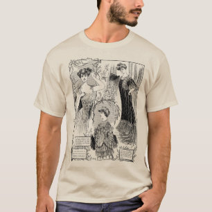 Retro-Mode-Illustrations-Collage-Shirt T-Shirt