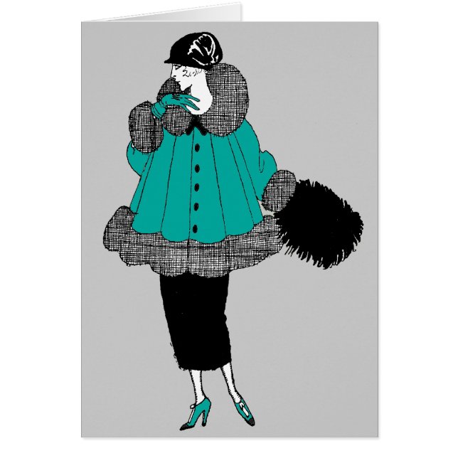 Retro Mode in aquamarinem (Vorne)