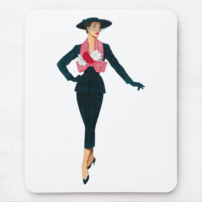 Retro-Mode-Mauspad Mousepad (Vorne)