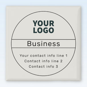 Retro-Modern Business oder Brand Magnet