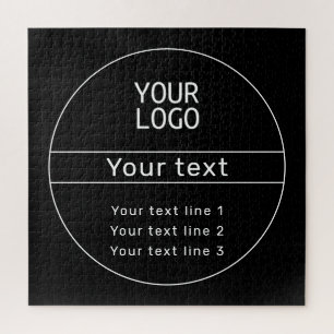 Retro-Modern fügen Sie Ihren eigenen Text hinzu Puzzle