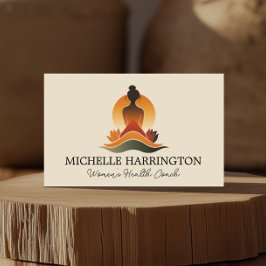 Retro Modern Meditative Grace Life Coach, Holistic Visitenkarte