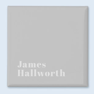 Retro Modern Minimal Name oder Geschäftsvorlage Magnet