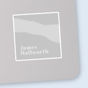 Retro Modern Minimalistischer Name (oder anderer T Aufkleber