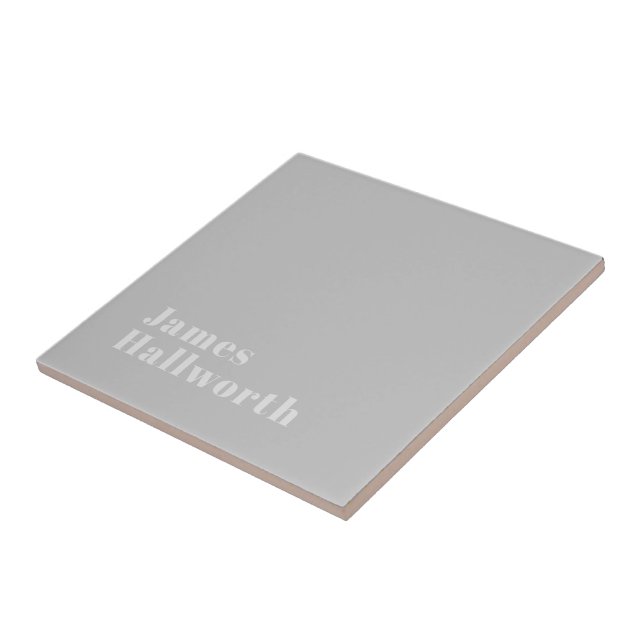 Retro Modern Minimalistischer Name (oder anderer T Fliese (Seite)