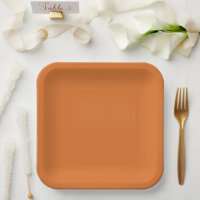 Retro Modern Orange Solid Color