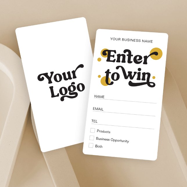 Retro Modern Prize Zeichn Raffle Business Ticket (Von Creator hochgeladen)