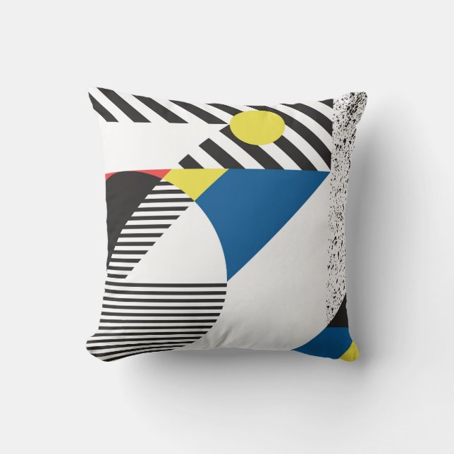 Retro Modern Style Backdesign Kissen (Vorderseite)