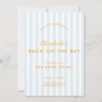 Retro Modern Vintag Blue Bachelorette Wochenende