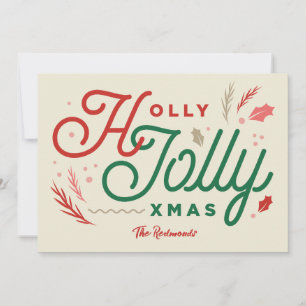Retro Modern Xmas Card Feiertagskarte