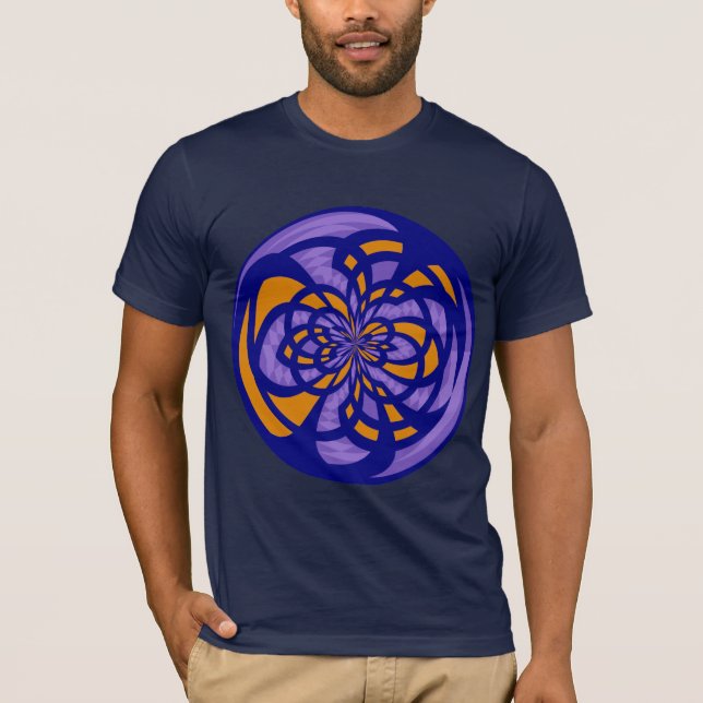 Retro Moderne abstrakte Kunst 3 T-Shirt (Vorderseite)