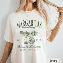 Retro Moderne Margaritas und Matrimone Striped Bac