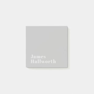 Retro moderne minimalistische Name (oder anderer T Post-it Klebezettel
