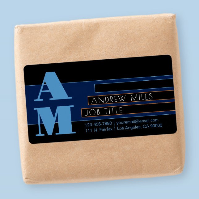 Retro-moderne Monogram & bearbeitbare Formen & Far (Von Creator hochgeladen)