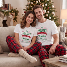 Retro-Moderne passende Familienweihnachten