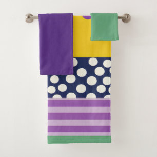 Retro Moderne Pop-Kunst des Mittelalters inspirier Badhandtuch Set