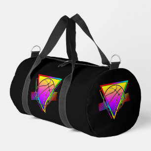 Retro-moderner Basketball Duffle Bag