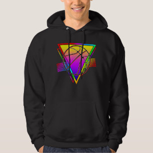 Retro-moderner Basketball Hoodie
