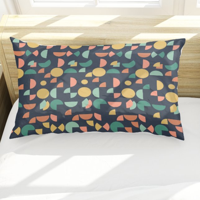 Retro Modernes geometrisches Tribal Kissenbezug (Retro Modern Elegant Geometric Tribal Pillow Case)
