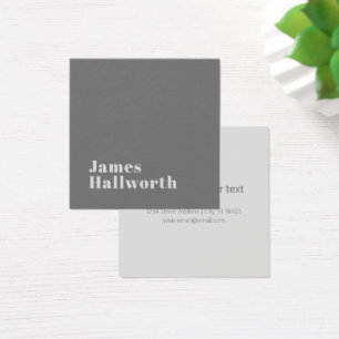 Retro-modernes minimalistisches Namensschild (oder
