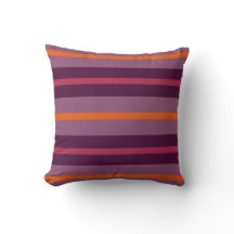 Retro-Modestreifen Orange Lila Himbeere Mauve