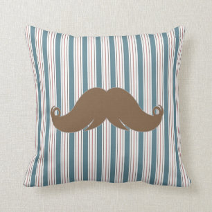 Retro modischer Schnurrbart Kissen