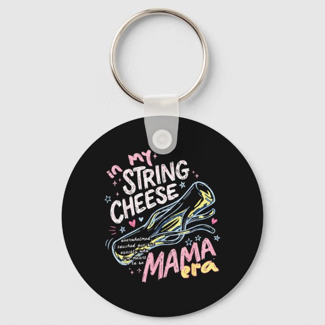 Retro Mom Leben Muttertag Schlüsselanhänger (Vorderseite)