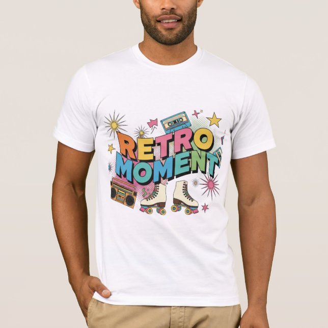 Retro-Moment - Groovy Graphy-T-Shirt T-Shirt (Vorderseite)
