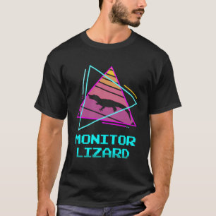 Retro Monitor Lizard Lizards T-Shirt