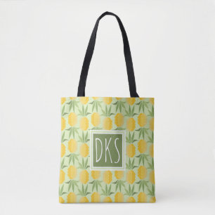 Retro Monogramm der Ananas-