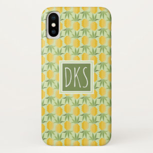 Retro Monogramm der Ananas-  Case-Mate iPhone Hülle