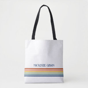 Retro-Monogramm-Minimalist-Stripes