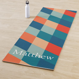 Retro-Monogramm Yogamatte