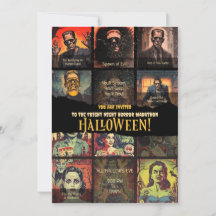 Retro Monster Movie Horror Halloween-Party