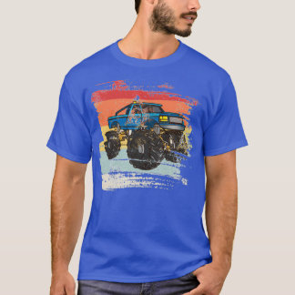 Retro Monster Truck Geschenk für Monster Truck Fah T-Shirt