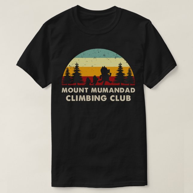 Retro Monte Mumandad Klettergarten T-Shirt (Design vorne)