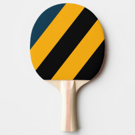 Retro Moonlit Tide Bold Stripes Tischtennis Schläger
