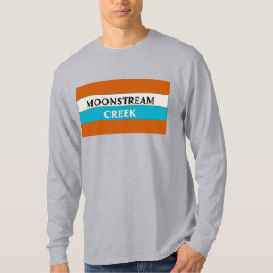 Retro "Moonstream Creek" Long Sleeve T - Shirt