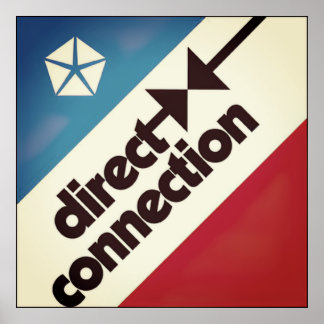 Retro-Mopar-Leistung Poster