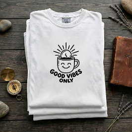 Retro-Morgenroutine-Zitat-T-Shirt Grafik T-Shirt U