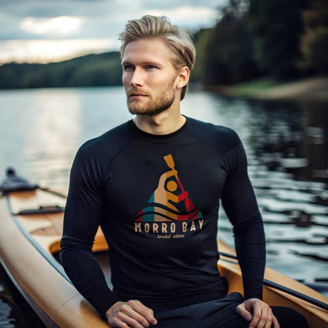 Retro Morro Bay Kayaking T-Shirt (Von Creator hochgeladen)