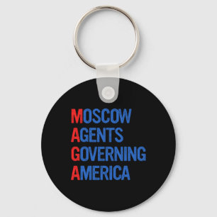 Retro Moskau Agenten regieren Amerika Anti Trump M Schlüsselanhänger