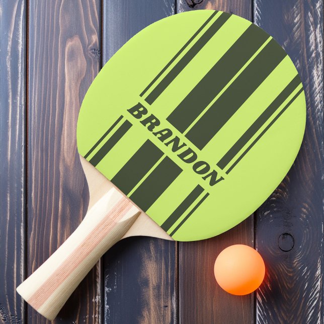 Retro Moss Fade 2-Tone-Platine Streifen mit Namen Tischtennis Schläger (Von Creator hochgeladen)
